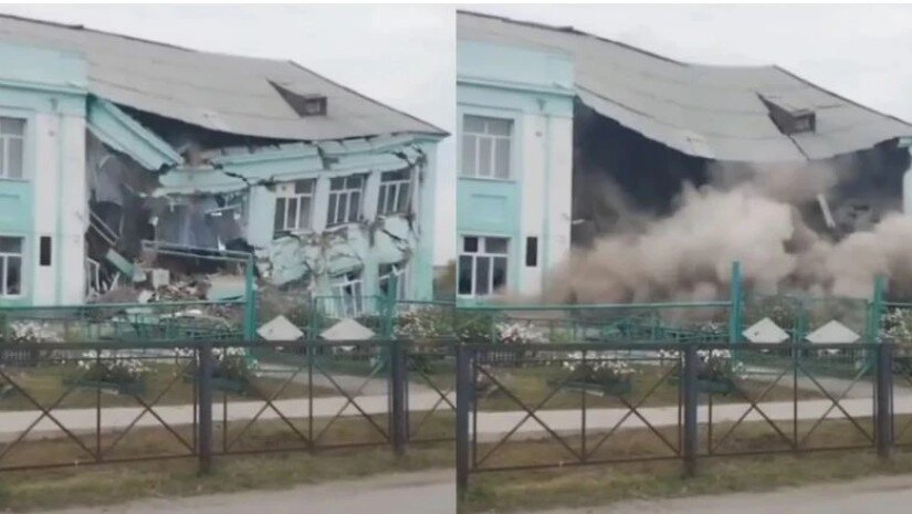 საშუალო სკოლის შენობა ჩამოინგრა – დეტალები